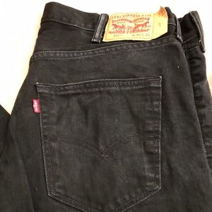 Black Levi Denim 501 Jeans
